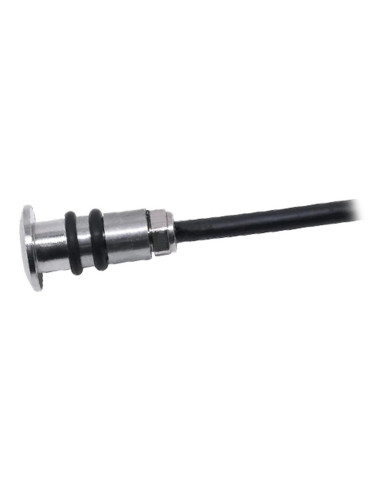 Stainless Mini Deck Spot 12mm 24V Side View IP68 Body