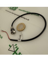 12mm 0,2W IP68 Deckspot 24V Anschlussleitung und Muenzmassstab