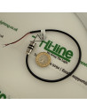 Edelstahl 12mm Einbau-LED-Spot 24V Groesse gegen Ein Pfund