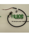 Warmweisse Mini-Einbau-LED-Spots in Gartentreppenstufe 24V IP68
