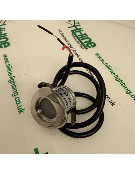 26mm gebogener Handlauf-LED-Spot 24V Warmweiss 3000K IP67