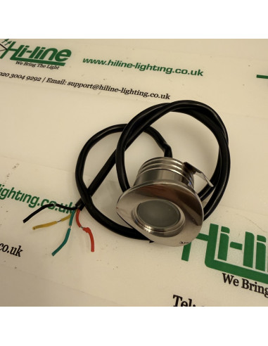 26mm Curved Handrail RGB LED Spot 24V Four-Core Lead IP67