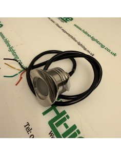 26mm Curved Handrail RGB LED Spot 24V Four-Core Lead IP67 2