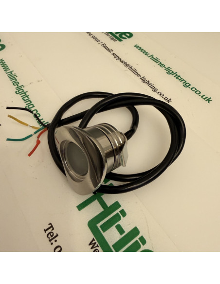 Gebogene Edelstahlfront 26mm RGB-Handlaufspot 24V IP67