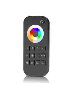 RT10 4-Zone Touch Wheel RGB and CCT Remote, Black