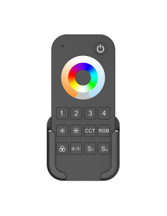 RT10 4-Zone Touch Wheel RGB and CCT Remote, Black 2