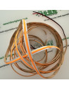 Amber COB LED strip 24V open reel and soldered tails