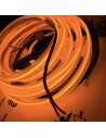 24V supply leads on the lit amber IP67 COB reel