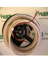 IP67 amber COB reel with the feed wires, unlit