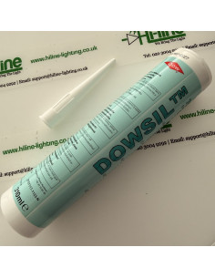 DOWSIL 7091 white 310 ml cartridge and nozzle for silicone LED strip sleeves 2