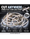 Cut Anywhere Free-Cut COB LED Strip 400 LEDs/m – 6000K Cool White 20m Reel
