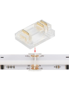 10mm 3-poliger COB Streifen-Verbinder, adressierbar oder Tunable White
