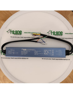 200W 24V DALI-2 DT8 IP67 LED-Treiber, ganzes Gehäuse mit Netz- und LED-Leitungen
