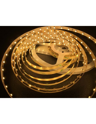 Warm White LED Strip SMD2835 IP65, 14.4W / 60 LEDS per meter, 5 meters roll 