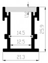 waterproof floor led profile waterproof floor led profile