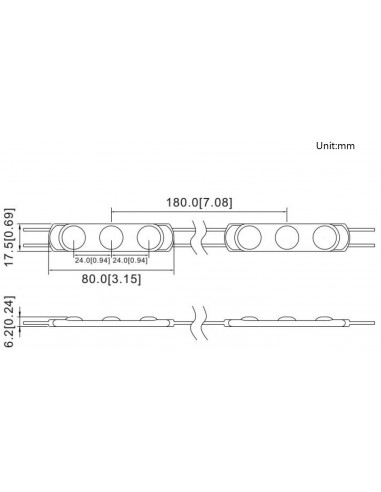 170° LED module 1.2W