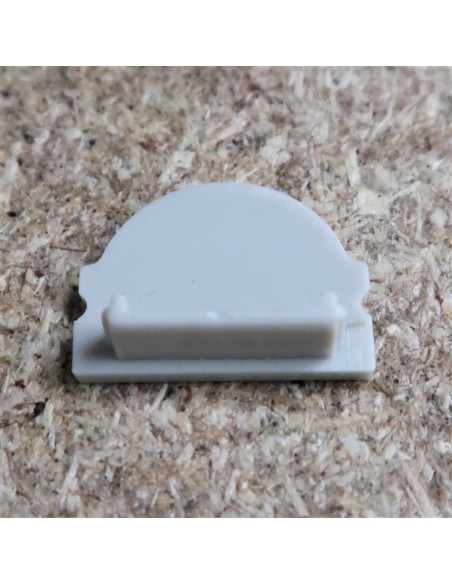 Geschlossen Endkappe für HL-ALU-002S (Optische Linsen Profile Extrusion 60°)