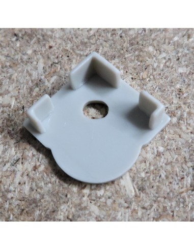 Open End Cap for HL-ALU007S (Optic Lens Corner Profile Extrusion 60° )