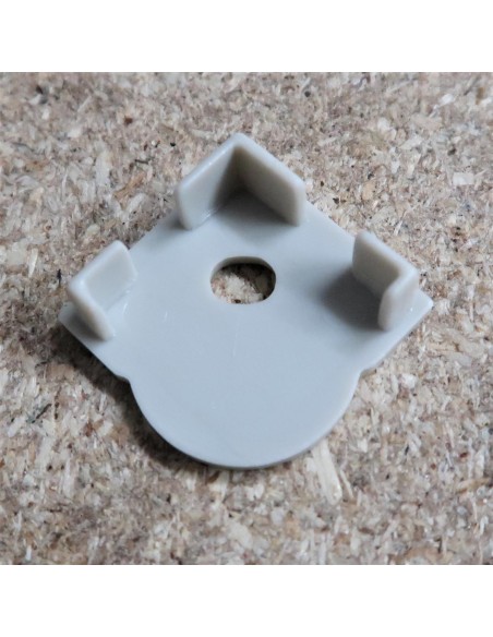 Öffnen End Cap for HL-ALU007S (Optische Linsen Ecke Profil Extrusion 60° )