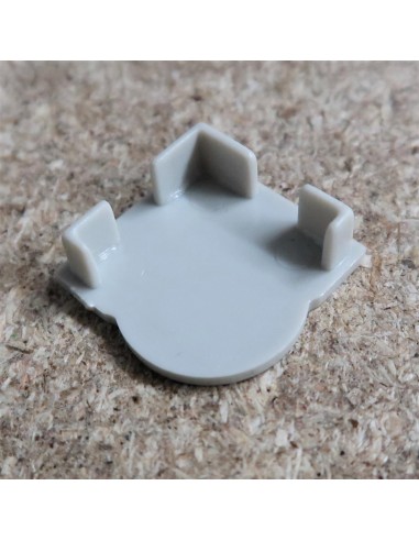 Closed End Cap for HL-ALU007S (Optic Lens Corner Profile Extrusion 60°)