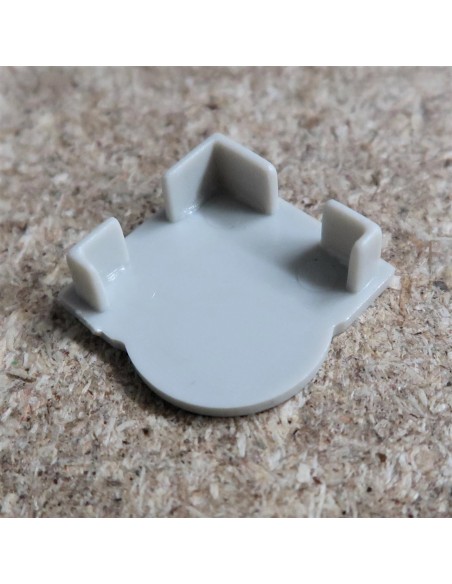 Closed End Cap for HL-ALU007S (Optic Lens Corner Profile Extrusion 60°)