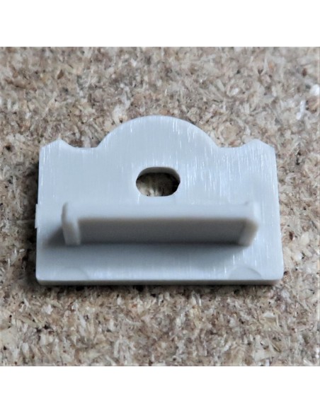 Open End Cap for HL-ALU012R (Optic Lens profile extrusion 30°)