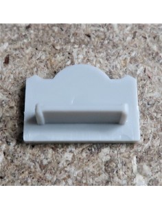 Closed End Cap for HL-ALU012R (Optic Lens profile extrusion 30°) 2