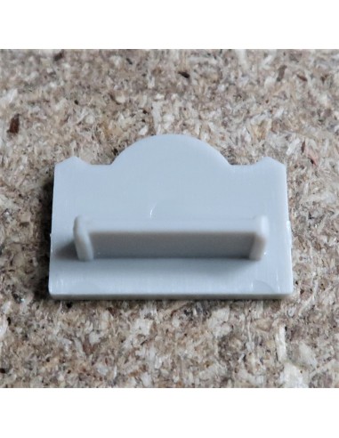 Closed End Cap for HL-ALU012R (Optic Lens profile extrusion 30°)