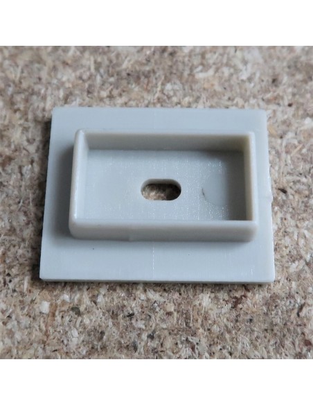 Öffnen Endkappe for HL-ALU019 (Fußboden Vertieft Profil Extrusion Höhe 25.9mm)