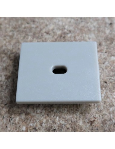 Öffnen Endkappe for HL-ALU019 (Fußboden Vertieft Profil Extrusion Höhe 25.9mm)