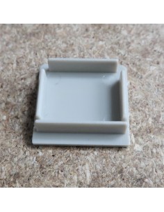 Geschlossen Endkappe for HL-ALU086 (Trimless Vertieft LED Profil Extrusion) 2