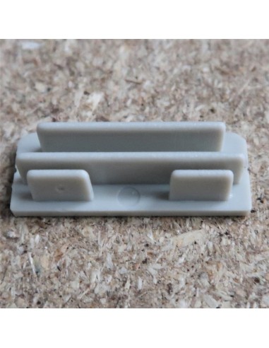  Geschlossen Endkappe for HL-ALU087 (Trimless Vertieft LED Profil Extrusion)