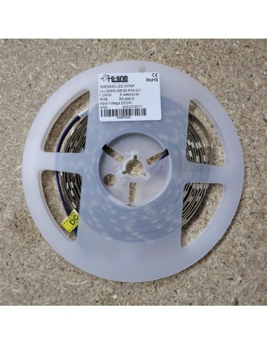 RGB LED-Streifen 24V-7,2W/m- IP00-SMD5050