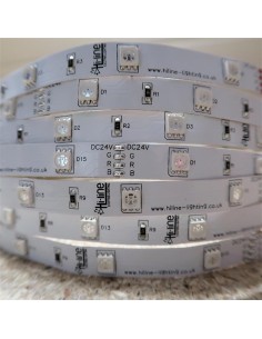 RGB LED Strip 24V-7.2W/m- IP00-SMD5050