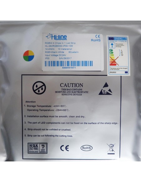 high bright RGBW LED tape 24V