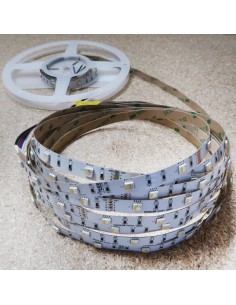 RGBW LED Strip, 60 LEDS per meter, 5 meters roll, 300LEDS, 24V non waterproof