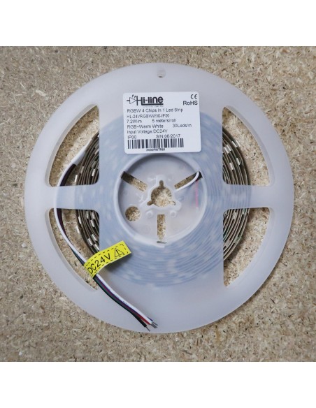 LED tape RGBW warm white 7.2W
