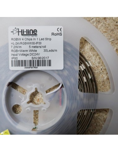 LED tape RGBW warm white 7.2W