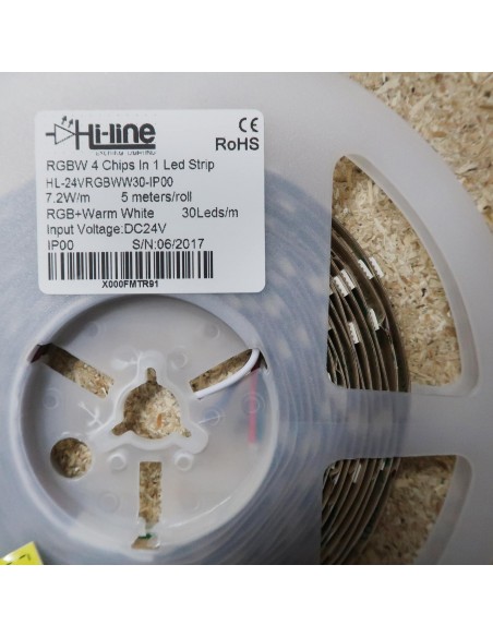 LED tape RGBW warm white 7.2W