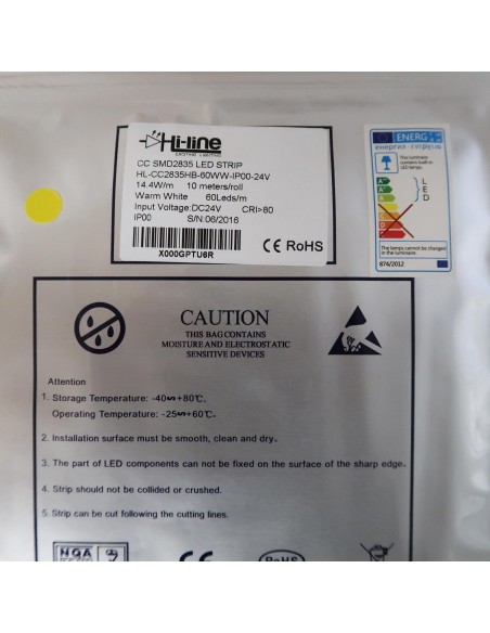 24V super bright white LED strip light 60LED/M SMD2835 24V 10M roll cove tape