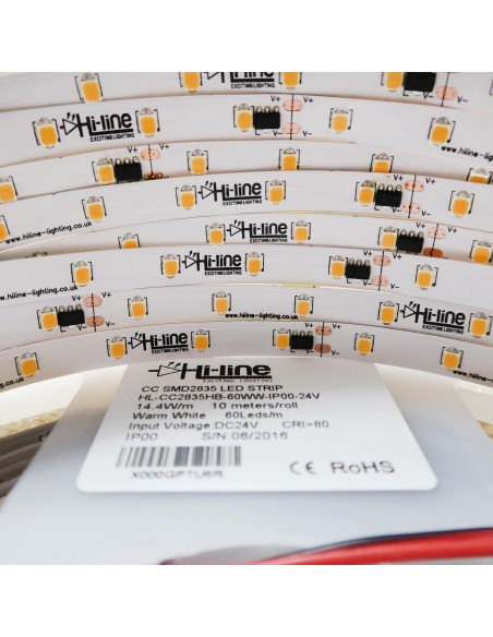 24V super bright white LED strip light 60LED/M SMD2835 24V 10M roll cove tape