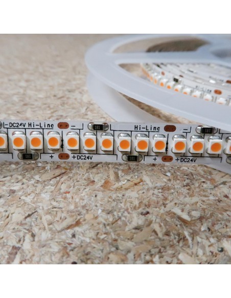 Very Warm White LED Strip 2100K 240 LEDs per meter 19.2W