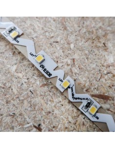 Hochbiegsamer Naturweißer LED-Streifen 24V-14,4W/m IP65-PU CRI80 SMD2835 2