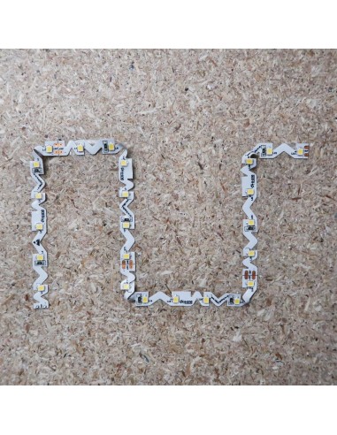 Hochbiegsamer Naturweißer LED-Streifen 24V-14,4W/m IP65-PU CRI80 SMD2835