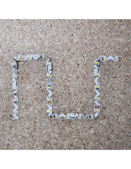 Hochbiegsamer Naturweißer LED-Streifen 24V-14,4W/m IP65-PU CRI80 SMD2835