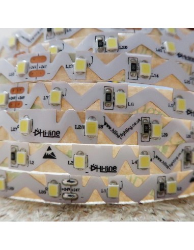 Hochbiegsamer Kaltweißer LED-Streifen 24V-14,4W/m IP65-PU CRI80 SMD2835