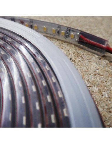 IP68 Natural White LED Strip 24V 28.8W/m CRI80 SMD2835