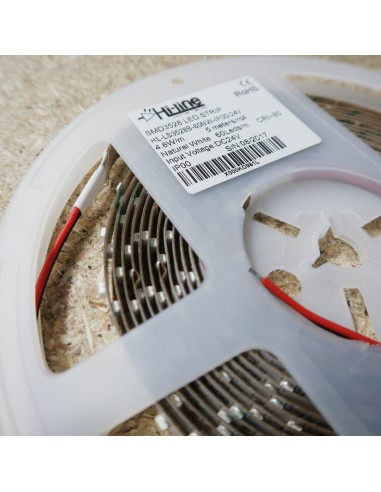Naturweißer LED-Streifen 4000K 24V 4.8W/m