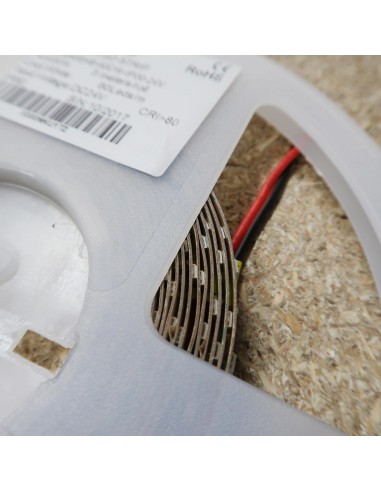 Cool White LED Strip 24V-14.4W/m- IP00-CRI80-SMD2835