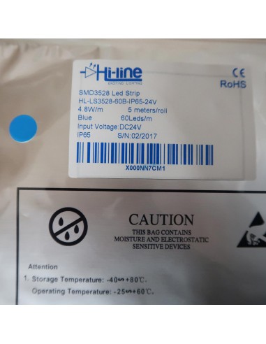 LED-Streifen Blau IP65